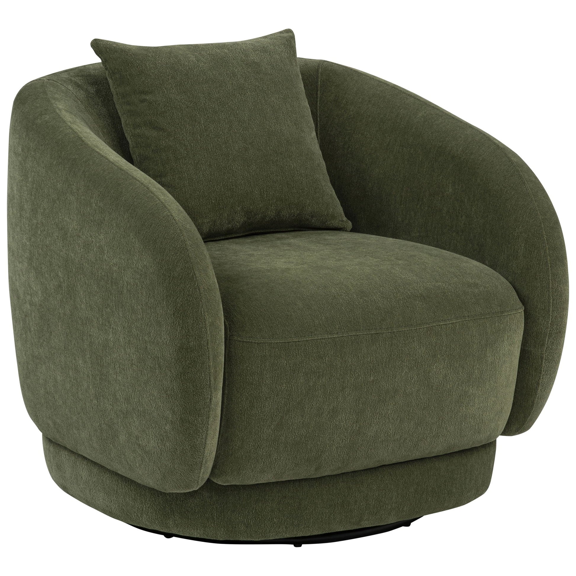 Harlan - Swivel Accent Chair - Green Furniture Max