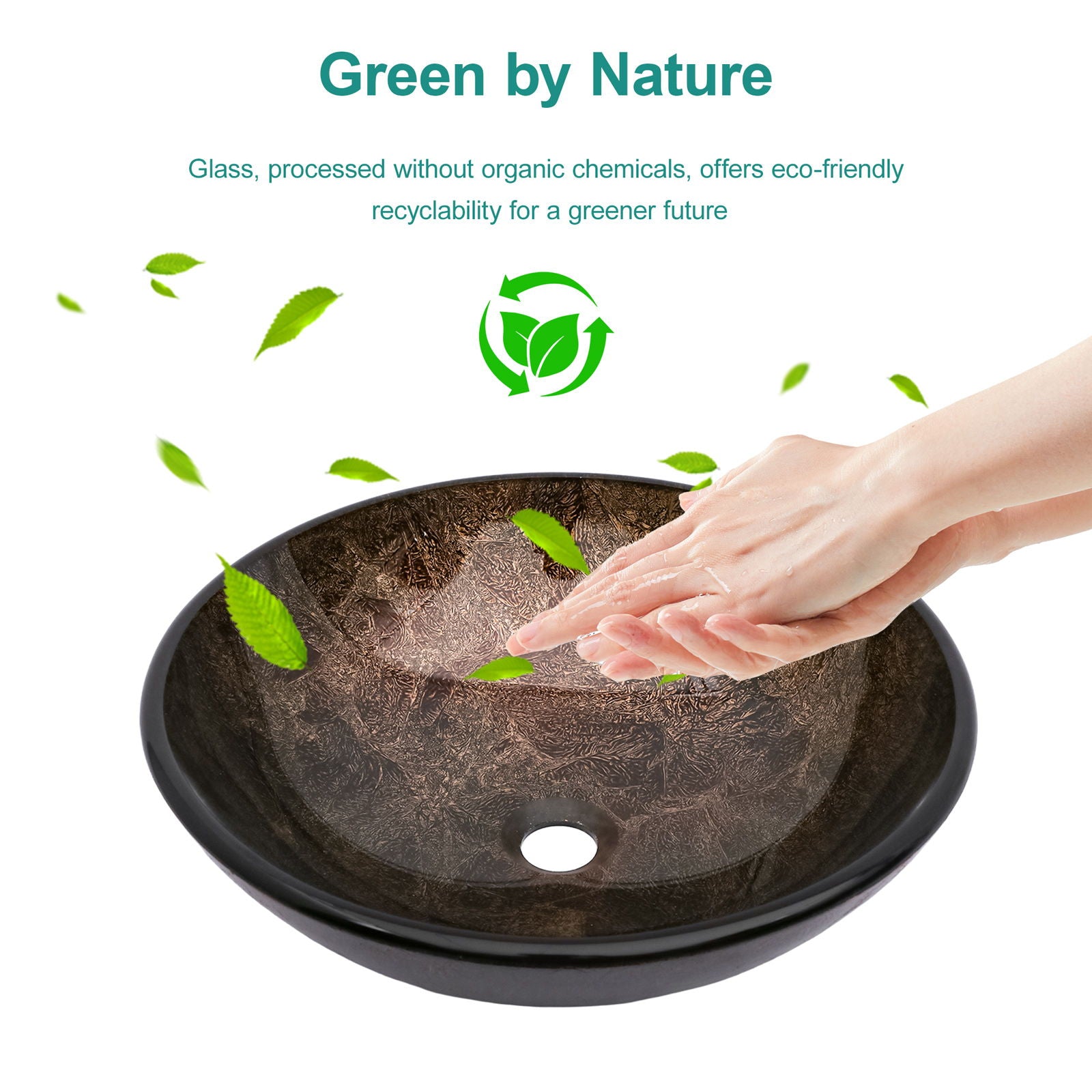 Vessel Sink With Faucet And Pop-Up Drain Daily Nest