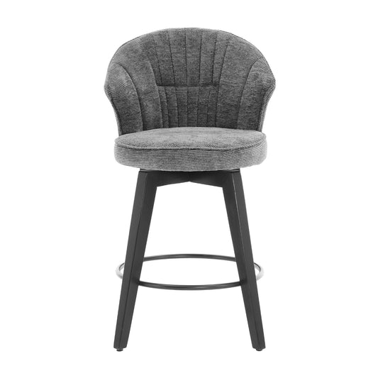 Wing Back Swivel Bar Stools (Set of 2) Home Essentials