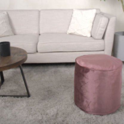 Shimon - Cylinder Pouf Ottoman Floor Cushion Home Essentials