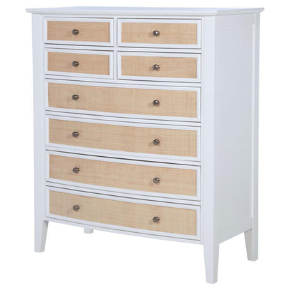 Bexhill - 8-Drawer Chest Of Drawers - White Coaster Fine Furniture