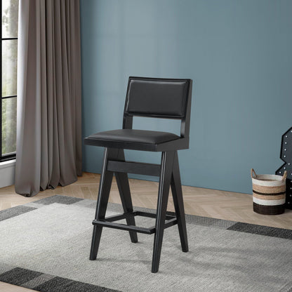 Keira - Bar Stool (Set of 2) - Black Ashcroft Furniture