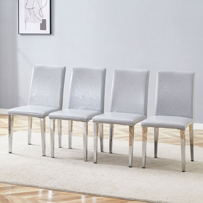 Simple And Versatile Dining Chairs With Metal Legs Home Essentials