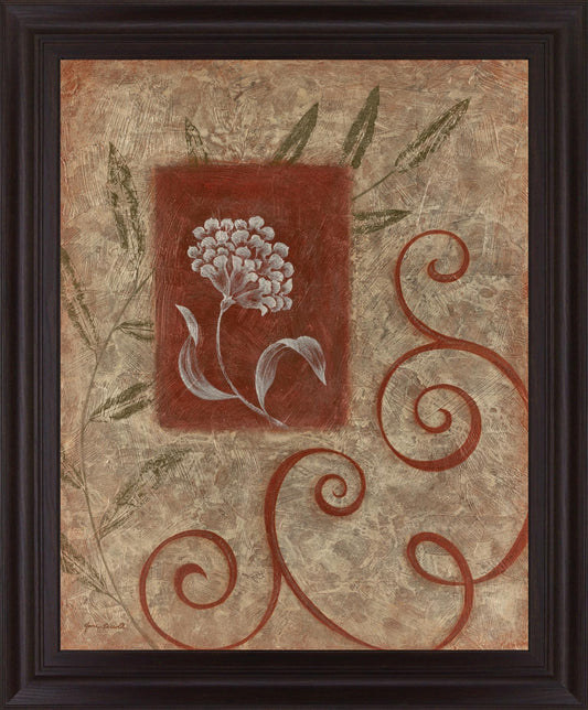 Terra Scrolls - 28" x 34" Framed Wall Art Classy Art