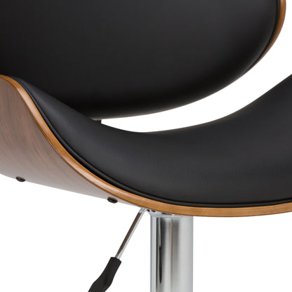 Marana - Multifunctional Handcrafted Bentwood Adjustable Swivel Bar Stool Simpli-Home
