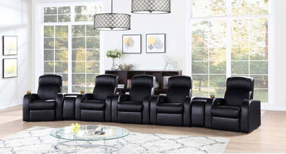 Cyrus - Upholstered Home Theater Seating CoasterEssence