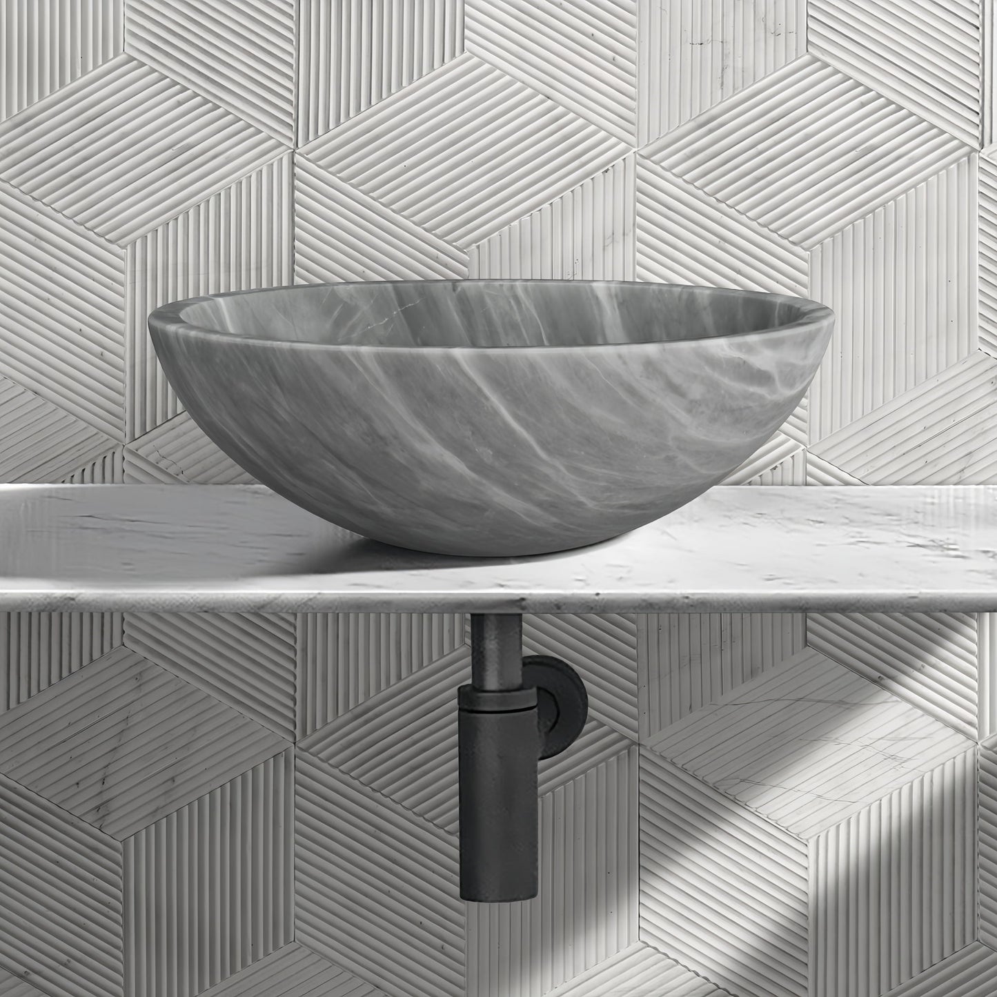 Bathroom Vessel Sink, Circular Design Daily Nest