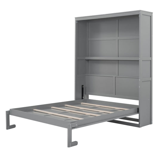 Murphy Wall Bed With Shelves, Space Saving DreamHaus