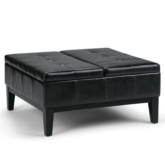 Dover - Multifunctional Lift Top Coffee Table Storage Ottoman Simpli-Home