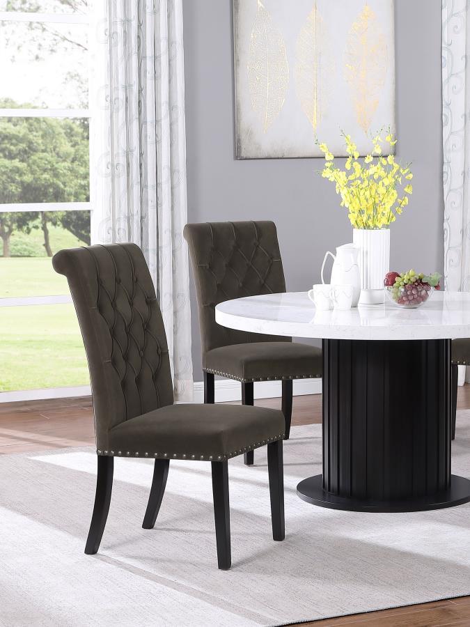 Alana - Upholstered Dining Side Chair (Set of 2) CoasterElevations