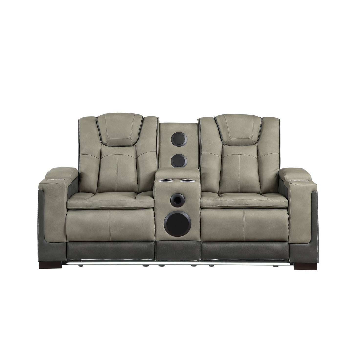 Bruno - Power Reclining Loveseat With Bluetooth Speakers Matrix Furniture Group