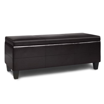 Afton - Large Storage Ottoman Bench Simpli-Home