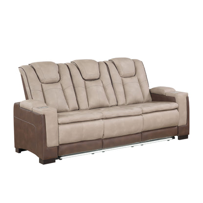 Bruno - Power Reclining Sofa With LED Lighting Matrix Furniture Group