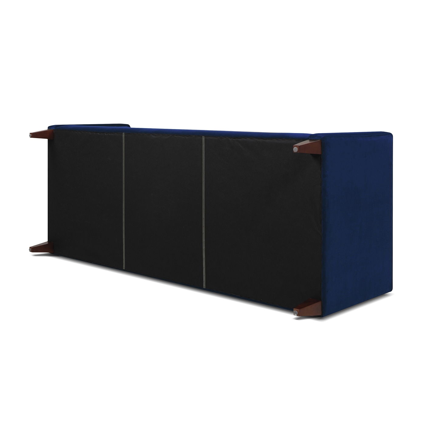 Jack - Modern Tuxedo Tufted Sofa - Navy Blue Jennifer Taylor Home