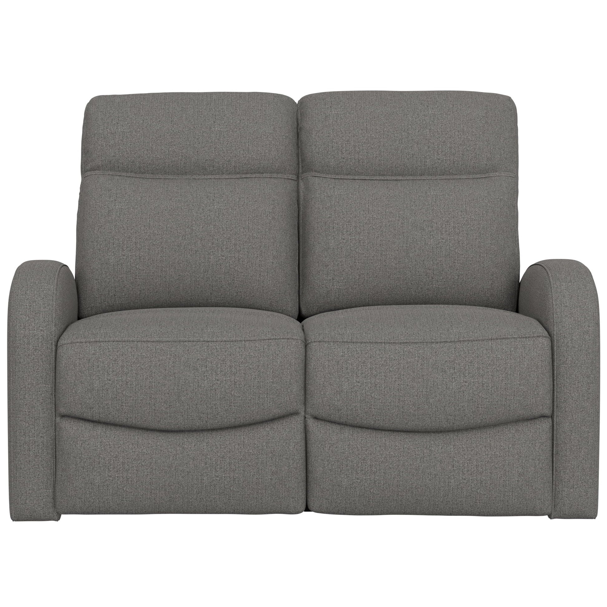 Manual Reclining Loveseat With Dual Seating Support For Living Room Emerald Home