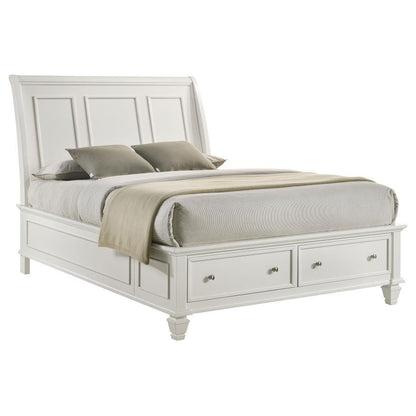 Sandy Beach - Storage Sleigh Bed CoasterEssence