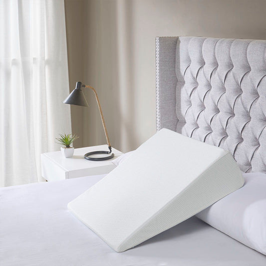 Memory Foam Wedge Pillow - White