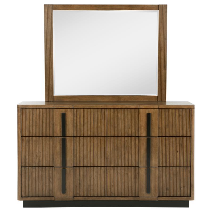 Terrace - 6-Drawer Dresser And Mirror - Ash Brown Coaster Fine Furniture
