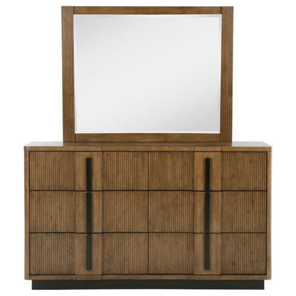 Terrace - 6-Drawer Dresser And Mirror - Ash Brown Coaster Fine Furniture