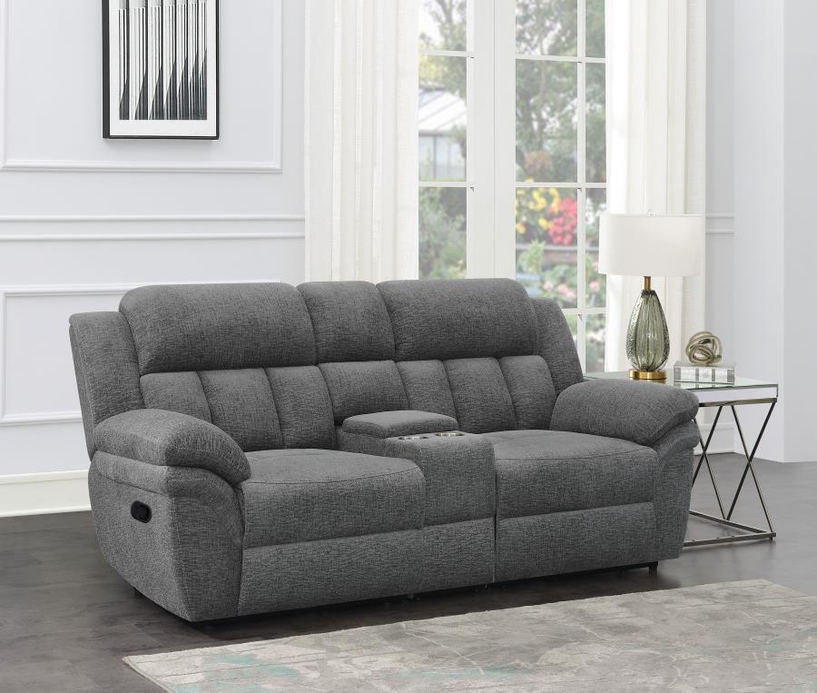 Bahrain - Upholstered Motion Loveseat CoasterEssence