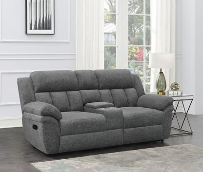 Bahrain - Upholstered Motion Loveseat CoasterEssence