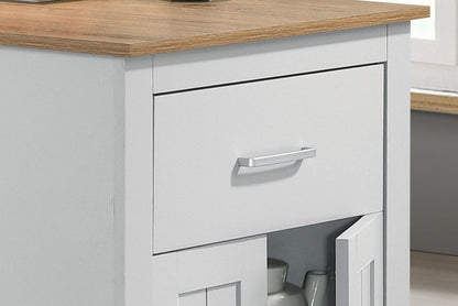Alonzo - Small Space Counter Height Dining Table With Cabinet And Drawer Storage Lilola Home