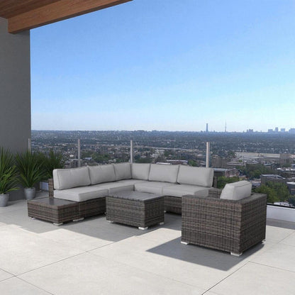 Sectional, Stylish Entertainment, Outdoor Living LSI Patio Furniture