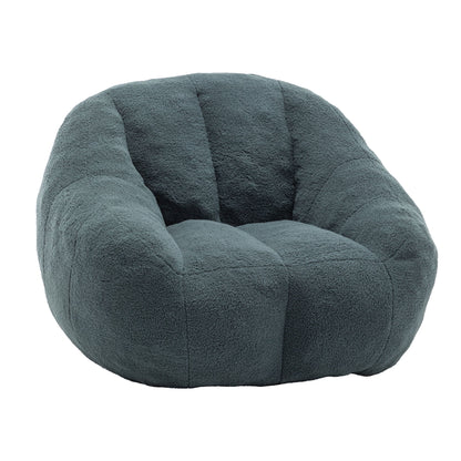 Comfy Bean Bag Chair With Memory Foam Filler, Tufted Soft Home Essentials
