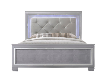 Lillian - Upholstered Bed Crown Mark