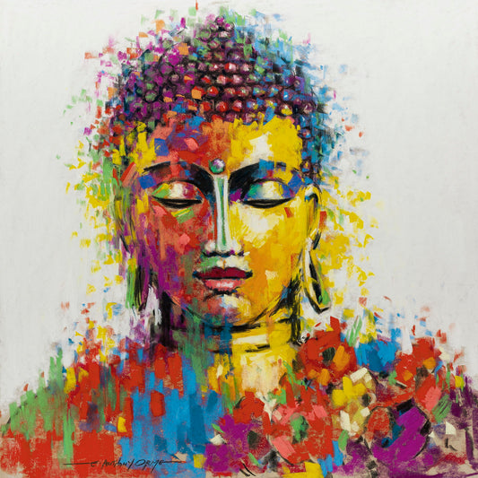 Buddha By A. Orme - Blue