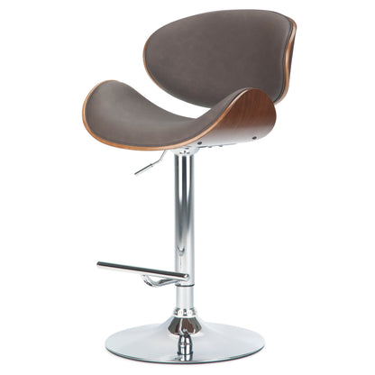 Marana - Multifunctional Handcrafted Bentwood Adjustable Swivel Bar Stool Simpli-Home