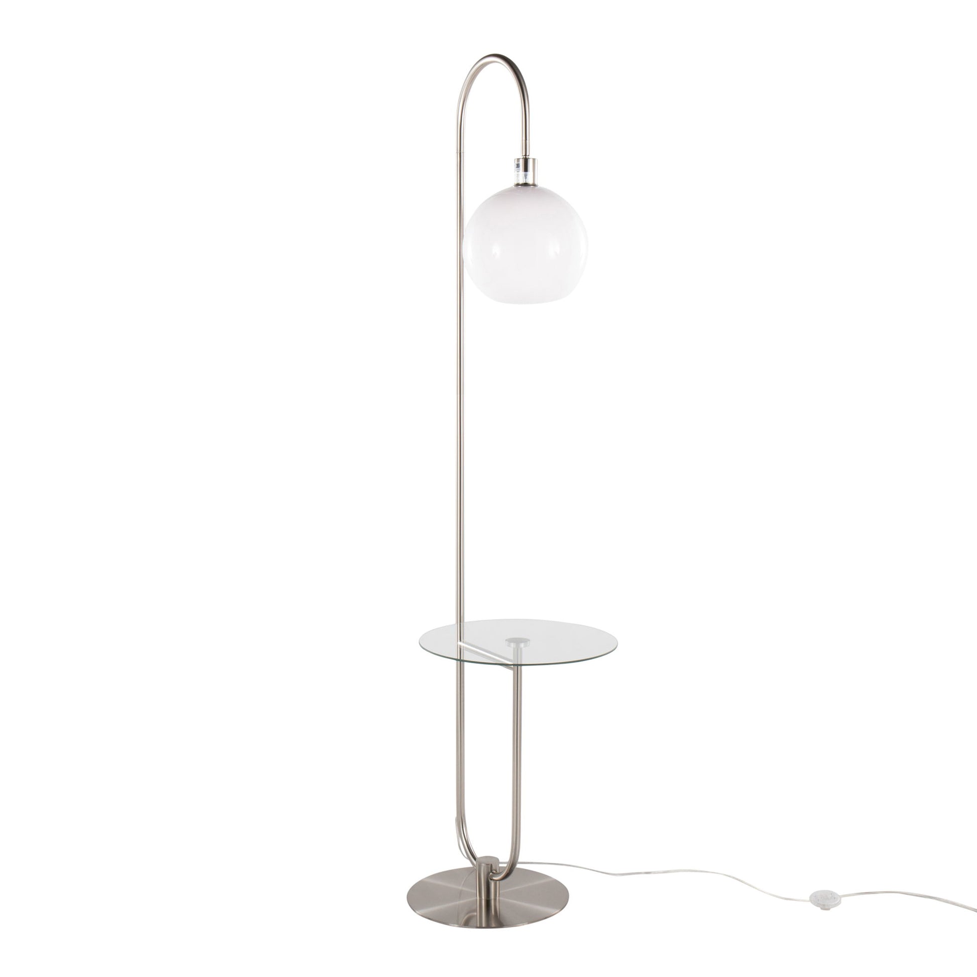 Trombone - Contemporary / Glam Floor Lamp Lumi Source