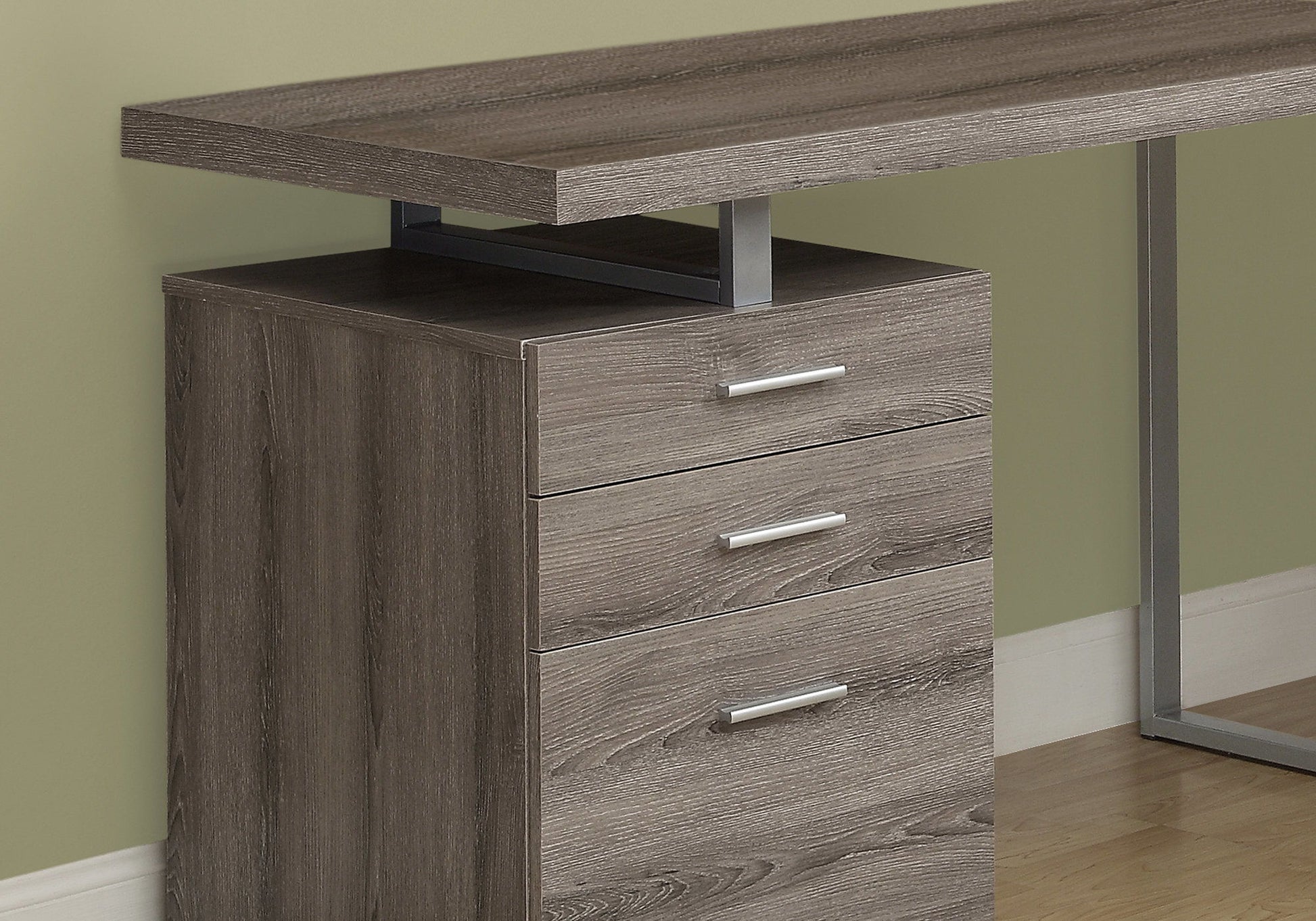 Computer Desk Left Right Set-Up Storage Drawers For Home Office 8th Street