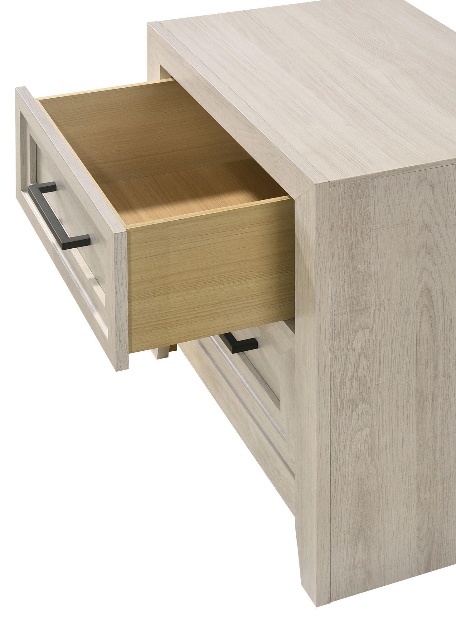 Lorraine - Nightstand - Antique White Crown Mark