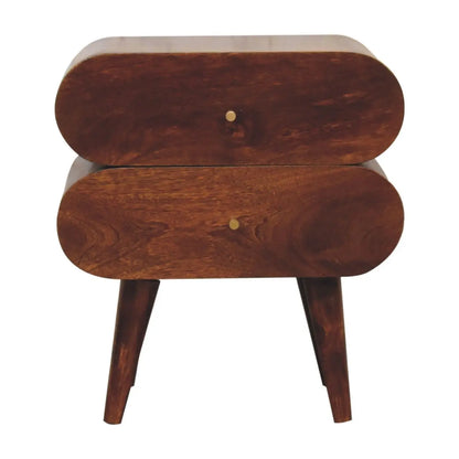 Bubble Nightstand - Brown Artisan Furniture