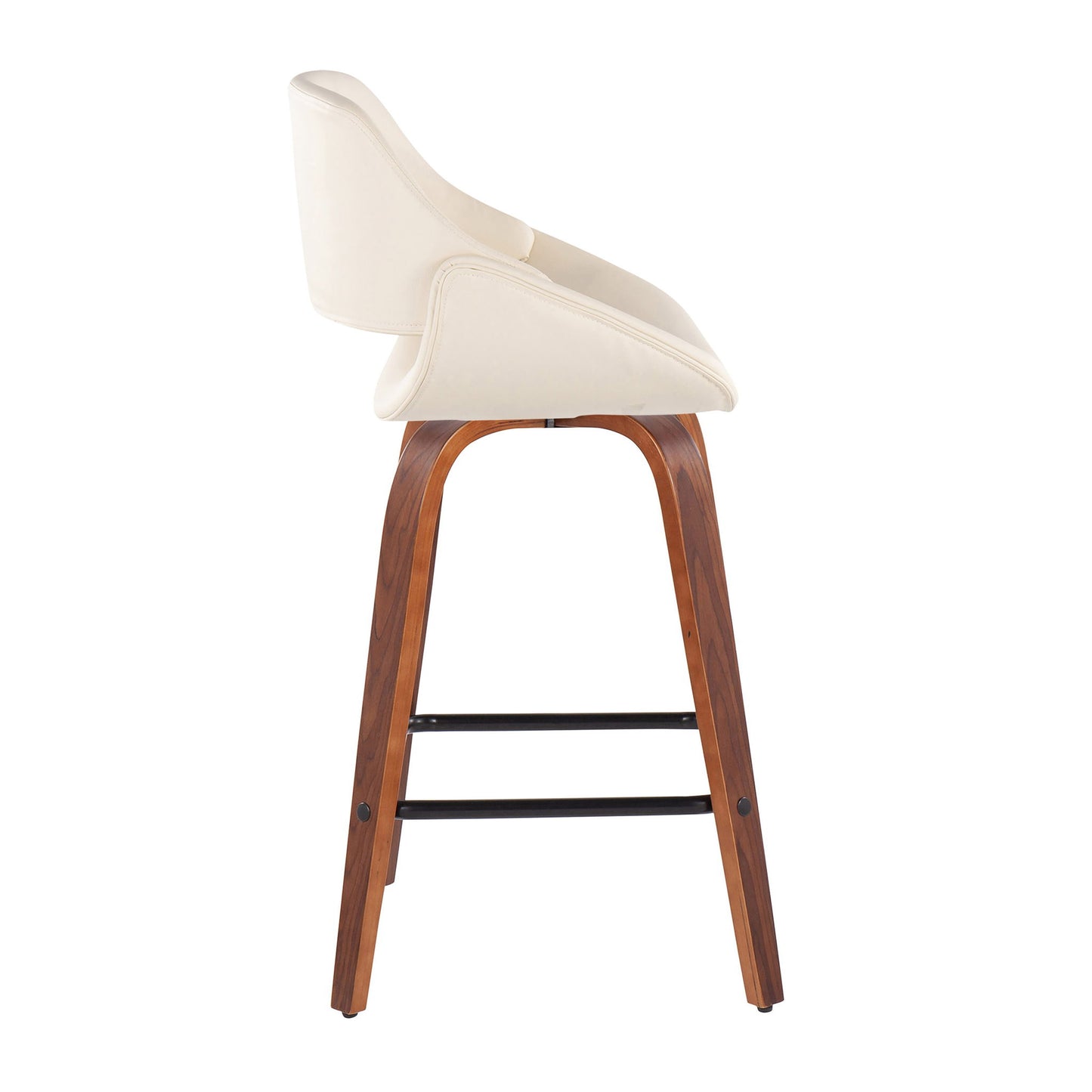 Fabrico - Mid-Century Modern, Counter Stool (Set of 2) Lumi Source
