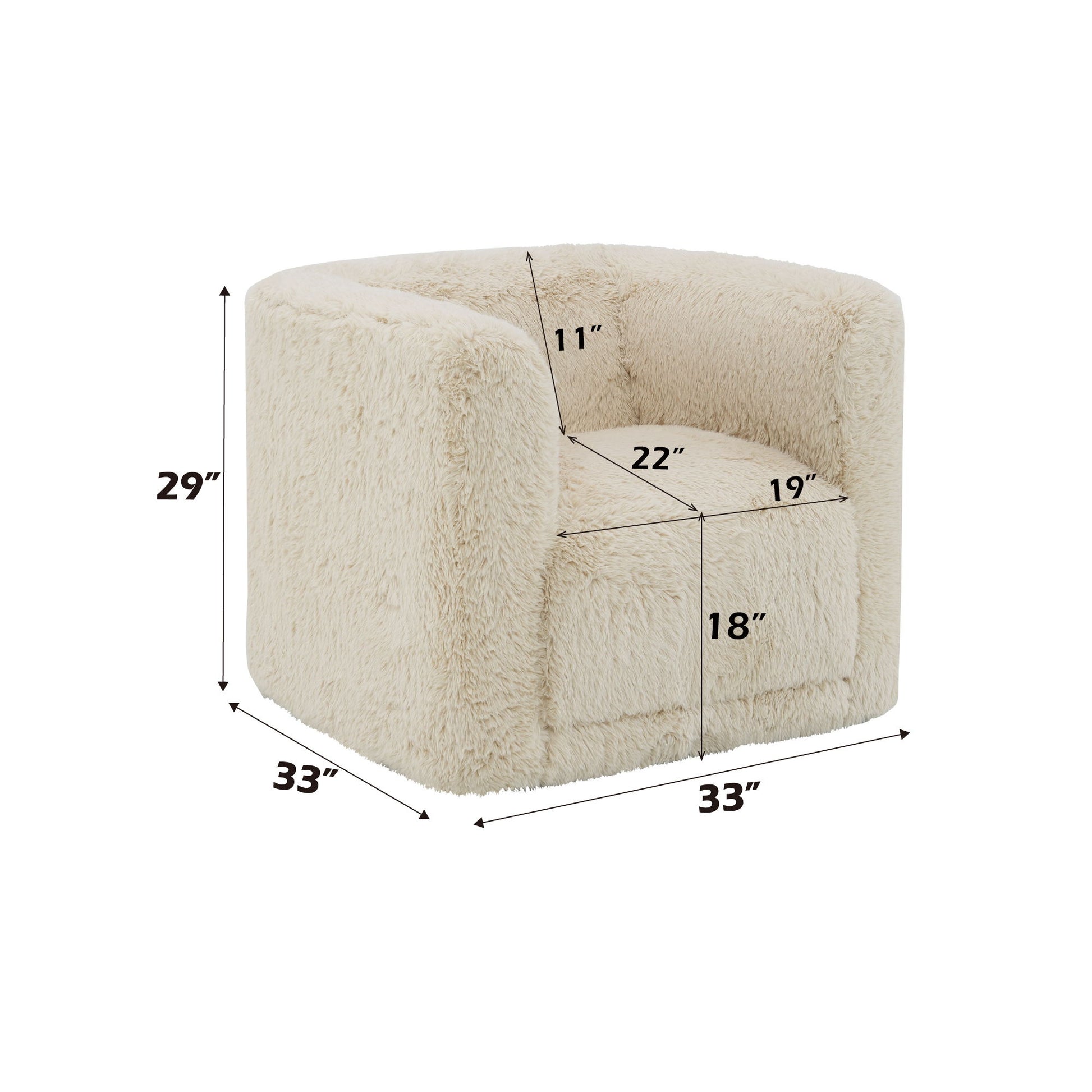 Upendo - Chair With Swivel - Sand Acme