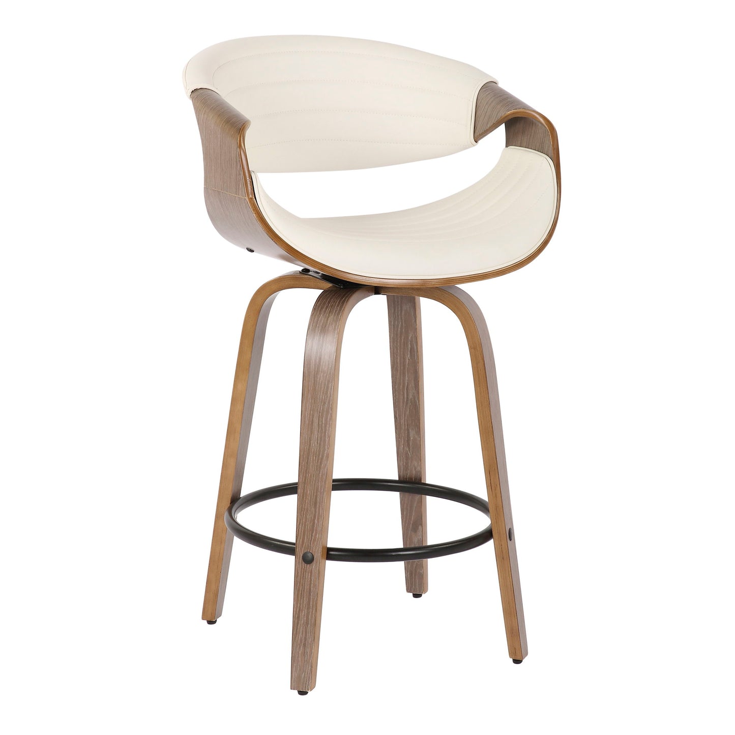 Symphony - Mid Century Modern Counter Stool (Set of 2) Lumi Source