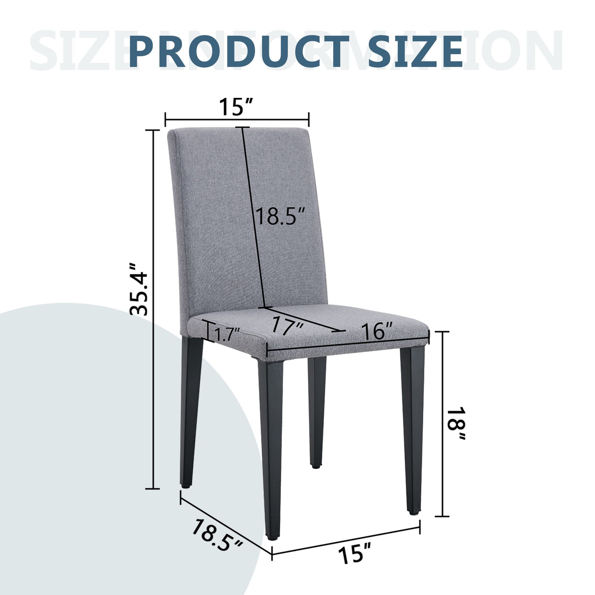 Versatile Dining Chairs With Comfortable Design And Metal Legs Home Essentials