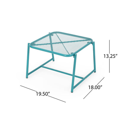 Kincaid - Modern Mesh Top Side Table Noble House