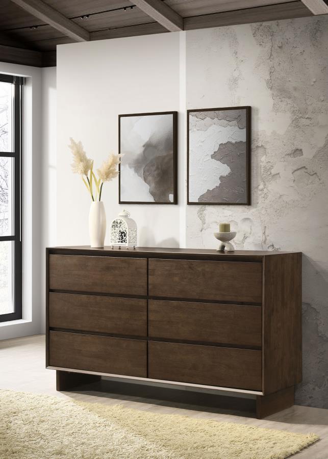 Glenwood - 6-Drawer Dresser Cabinet Coaster Fine Furniture