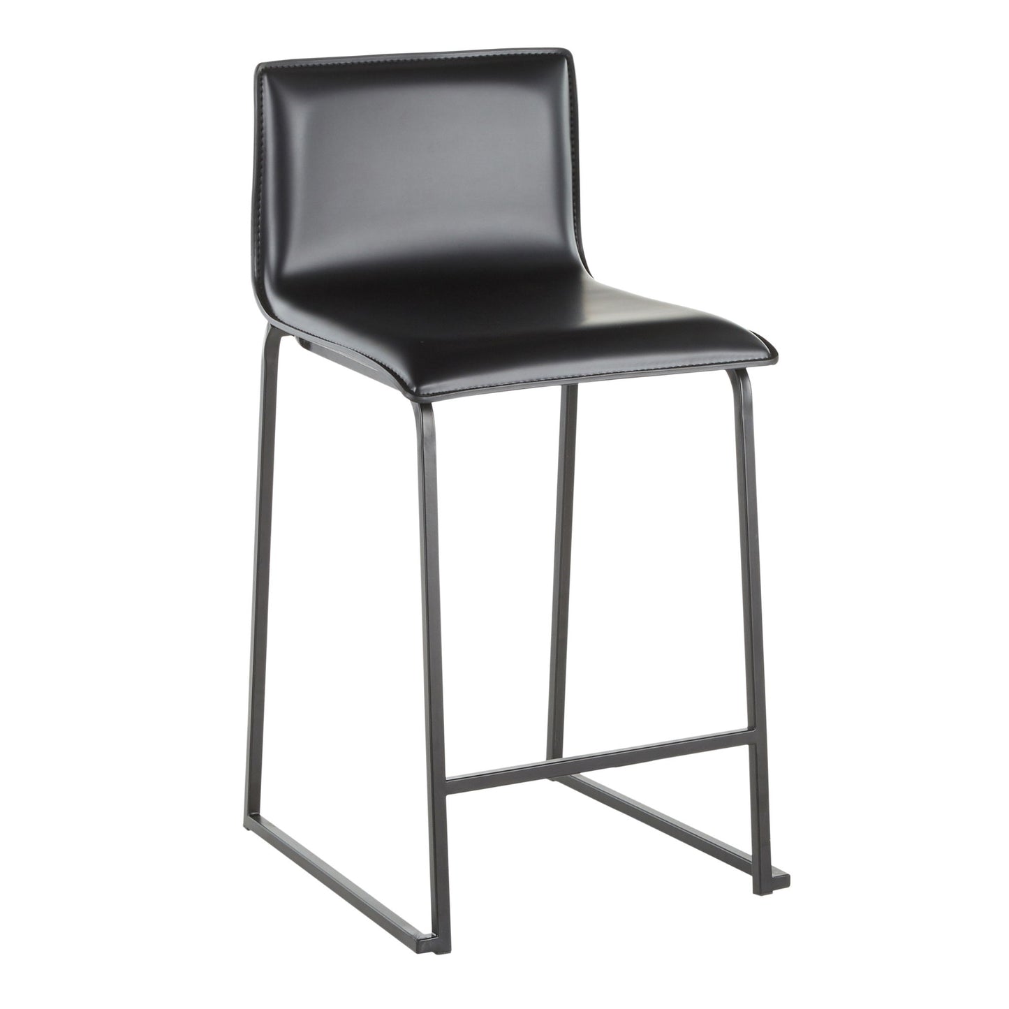 Mara - Upholstered Contemporary Counter Stool (Set of 2) Lumi Source