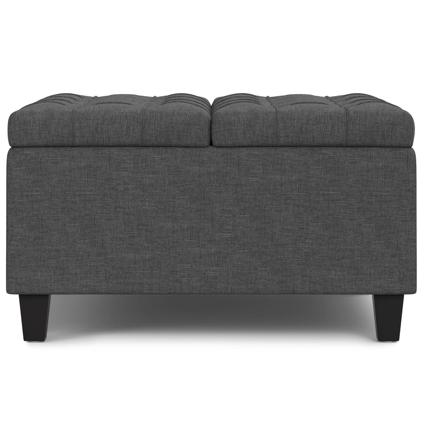 Harrison - Upholstered Coffee Table Storage Ottoman Simpli-Home