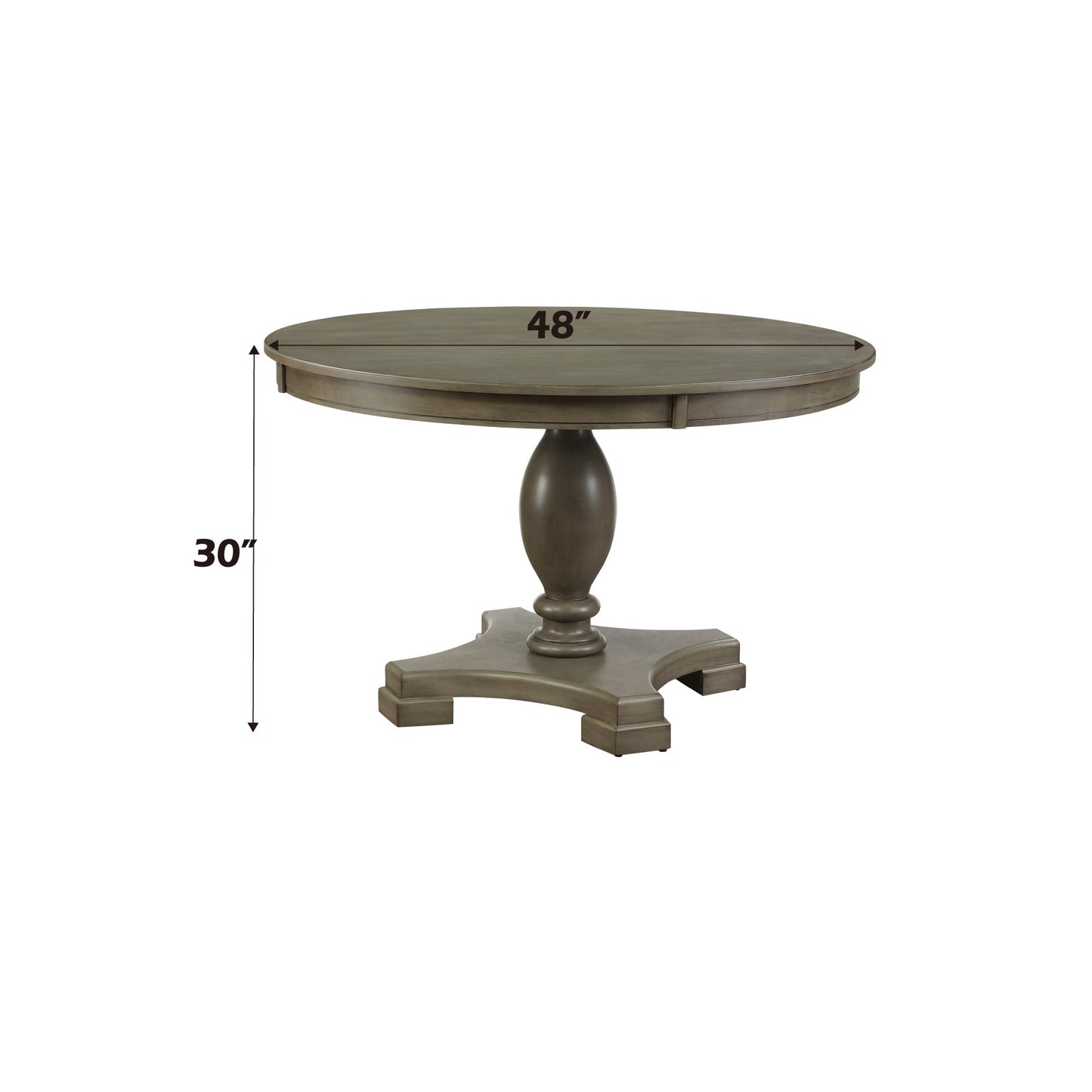 Waylon - Dining Table - Gray / Oak Acme