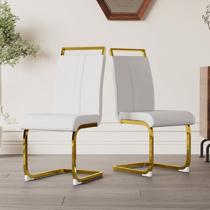 Side Dining Room Chair, Padded Seat High Back Home Essentials