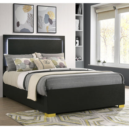 Jeremiah - LED Panel Bed With Touch Controlled Lighting Furniture Max