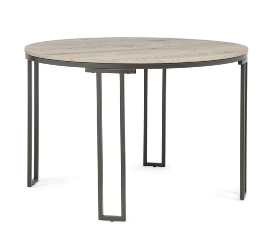 Verano - Dining Table - Natural / Black Crown Mark