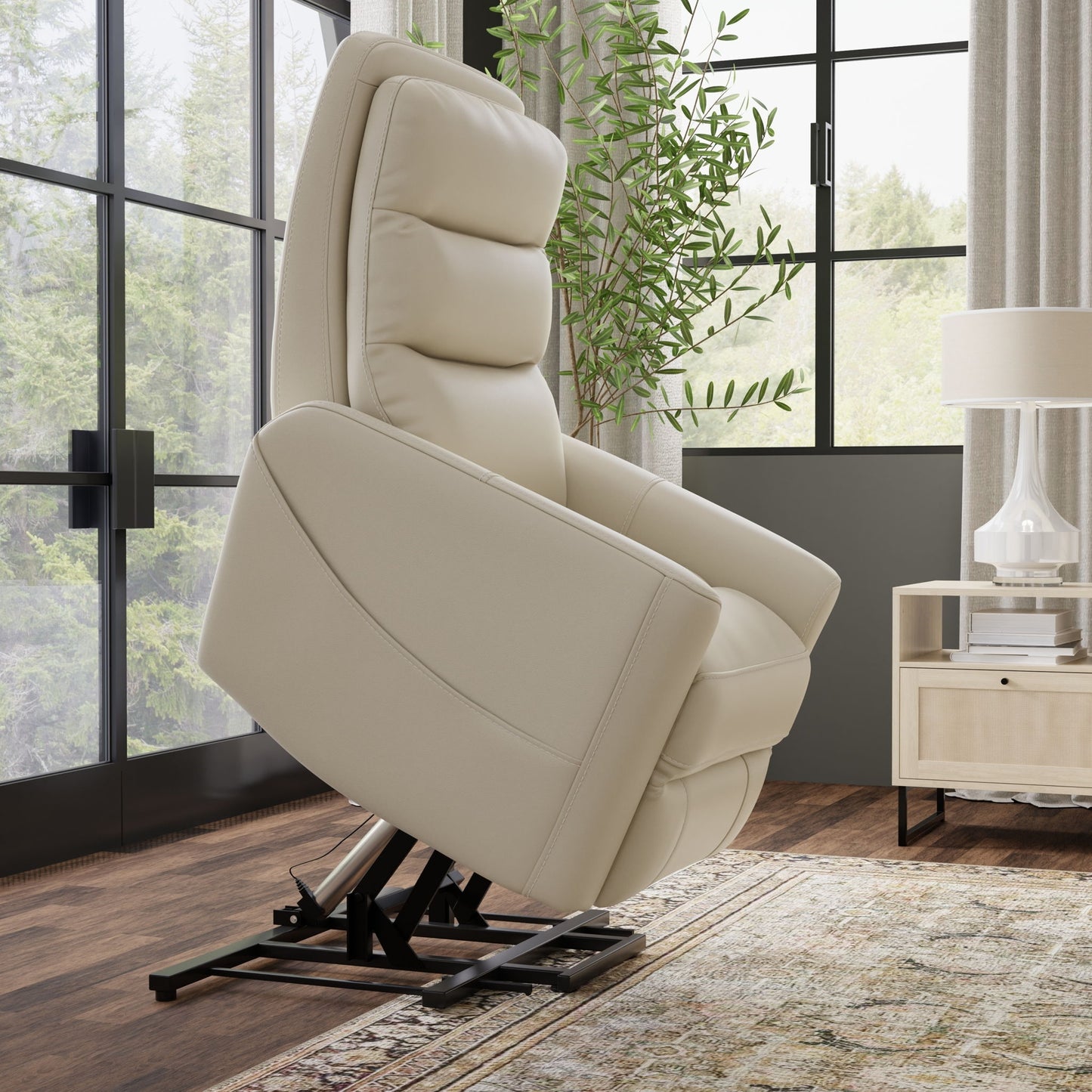 Bentley - Power Lift Chair With Full Recline And USB Charging Home Essentials