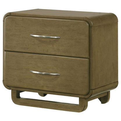 Amsbury - 2-Drawer Nightstand Bedside Table - Nutmeg Coaster Fine Furniture