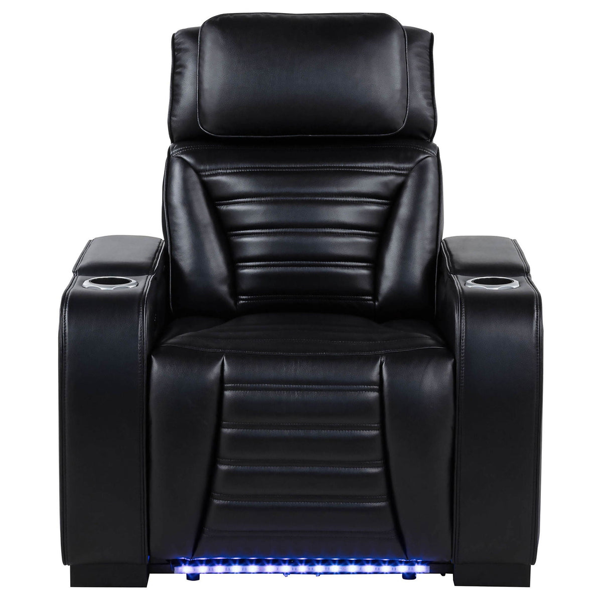 Isadora - Power Recliner With Dual Power Adjustments - Black Furniture Max